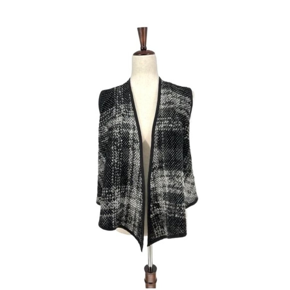 Anthropologie Elevenses Plaid Wool Sweater Vest | Extra Small